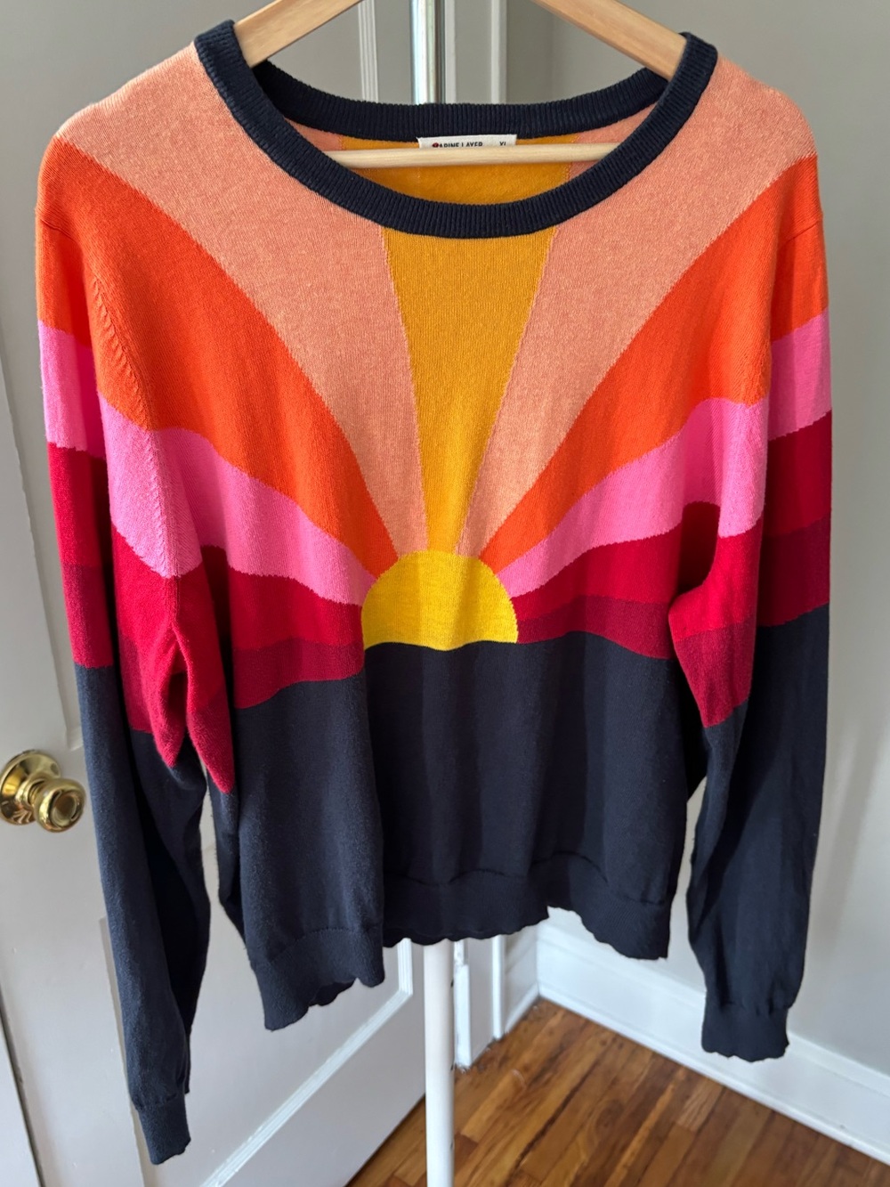 Marine Layer Sunset Icon Sweater 100% Cotton Crewneck Size XL - Picture 3 of 8